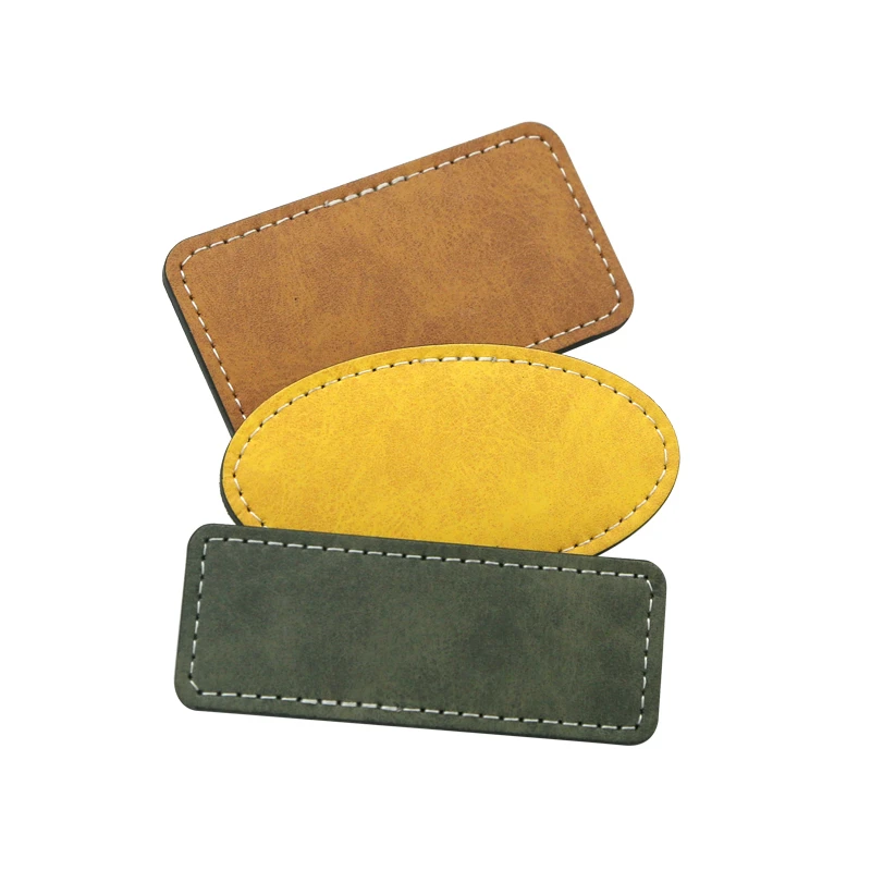 NEW BADGE 20pcs/lot Blank Sublimation High-quality PU Leather Badge Name Tags heat transfer print Name Tag DIY consumables Print
NEW BADGE 20pcs/lot Blank Sublimation High-quality PU Leather Badge Name Tags heat transfer print Name Tag DIY consumables Print