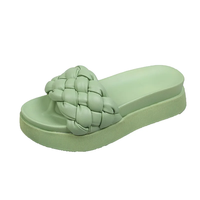 Platform Thick sole Slippers Women Summer Bread Cross Flip Flops Rope Weaving Slides Mules Design Slippers Shoes Sandals
Platform Thick sole Slippers Women Summer Bread Cross Flip Flops Rope Weaving Slides Mules Design Slippers Shoes Sandals