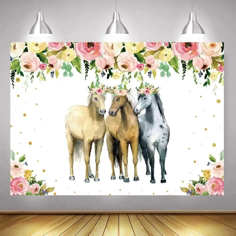 Horse Happy Birthday Party Photo Backdrop Custom Boys Girls Flower Cowboy Cowgirls Decoration Photography Backgrounds Banner
Horse Happy Birthday Party Photo Backdrop Custom Boys Girls Flower Cowboy Cowgirls Decoration Photography Backgrounds Banner