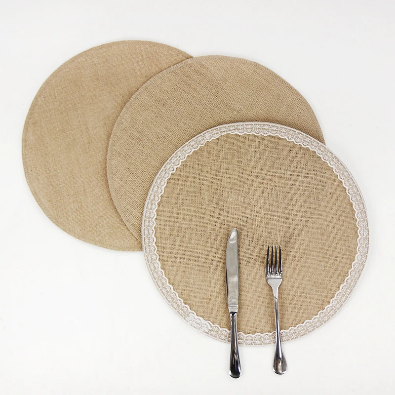 Round Linen Placemat Kitchen Dining Table Mat Coaster Steak Pad Anti-scalding Insulation Pads Nordic Hotel Restaurant Home Decor
Round Linen Placemat Kitchen Dining Table Mat Coaster Steak Pad Anti-scalding Insulation Pads Nordic Hotel Restaurant Home Decor