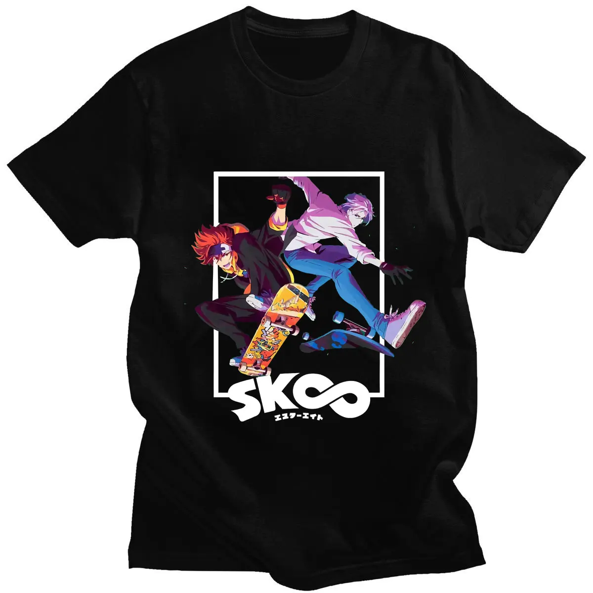 Popular Anime SK8 The Infinity T-shirt Langa Printed Short Sleeve Men Women Casual Vintage Clothing Tshirt Harajuku Kawaii Tees
Popular Anime SK8 The Infinity T-shirt Langa Printed Short Sleeve Men Women Casual Vintage Clothing Tshirt Harajuku Kawaii Tees