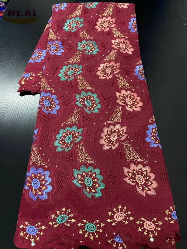 NIAI Swiss Volie Lace In Switzerland 2020 High Quality African Lace Fabric Nigerian Cotton Lace Fabrics For Wedding Dress NI3233
NIAI Swiss Volie Lace In Switzerland 2020 High Quality African Lace Fabric Nigerian Cotton Lace Fabrics For Wedding Dress NI3233