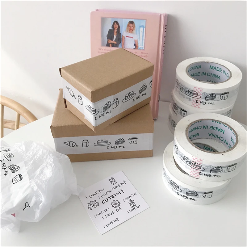 Packing Sealing Tape Cake Milk Dessert Printed Tape Desktop Decoration Arrangement Gift Packaging DIY
Packing Sealing Tape Cake Milk Dessert Printed Tape Desktop Decoration Arrangement Gift Packaging DIY