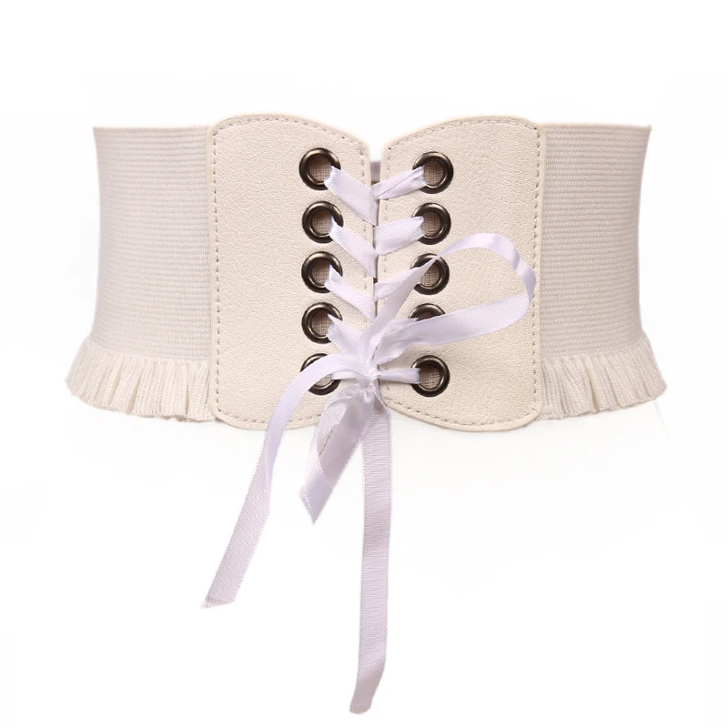 Fashion Women Lady Stretch Buckle Waist Belt Wide Elastic Corset Waistband Corset Around Cinch PU Leather Tie Bowknot
Fashion Women Lady Stretch Buckle Waist Belt Wide Elastic Corset Waistband Corset Around Cinch PU Leather Tie Bowknot