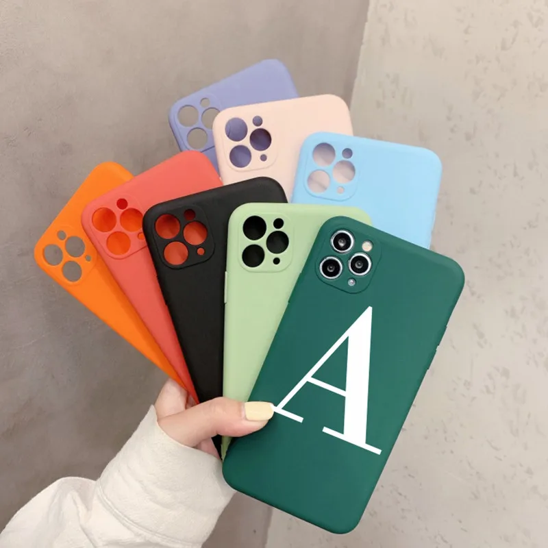 Custom Name Initial letter DIY Phone Case For iphone 11 12 Pro MAX SE 2020 7 8 Plus X XR XS Max Soft Luxury Silicone Case Cover 
Custom Name Initial letter DIY Phone Case For iphone 11 12 Pro MAX SE 2020 7 8 Plus X XR XS Max Soft Luxury Silicone Case Cover