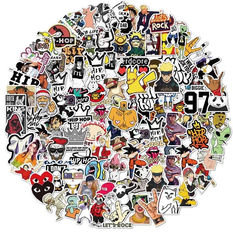 10/30/50 pcs Cartoon Anime Sticker Trendy Hip Hop Rock Style Graffiti Waterproof DIY Laptop Fridge Skateboard Kids Sticker Toy
10/30/50 pcs Cartoon Anime Sticker Trendy Hip Hop Rock Style Graffiti Waterproof DIY Laptop Fridge Skateboard Kids Sticker Toy
