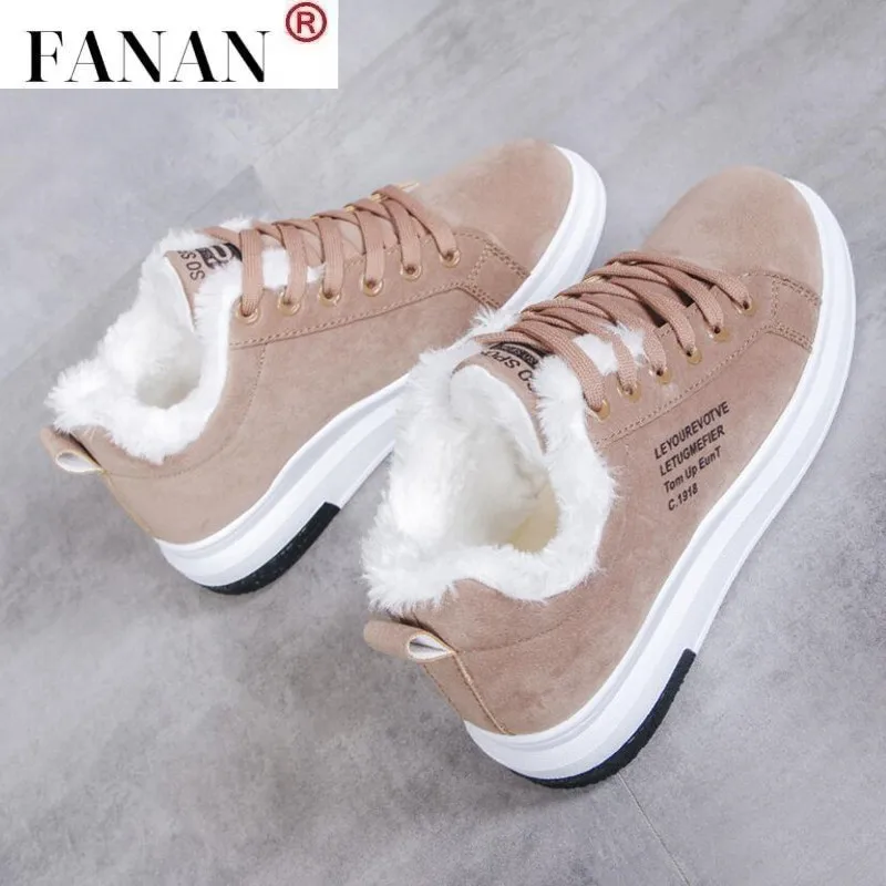 Women's Shoes Winter Women Shoes Warm Fur Plush Lady Casual Shoes Lace Up Fashion Sneakers Zapatillas Mujer Platform Snow Boots
Women's Shoes Winter Women Shoes Warm Fur Plush Lady Casual Shoes Lace Up Fashion Sneakers Zapatillas Mujer Platform Snow Boots