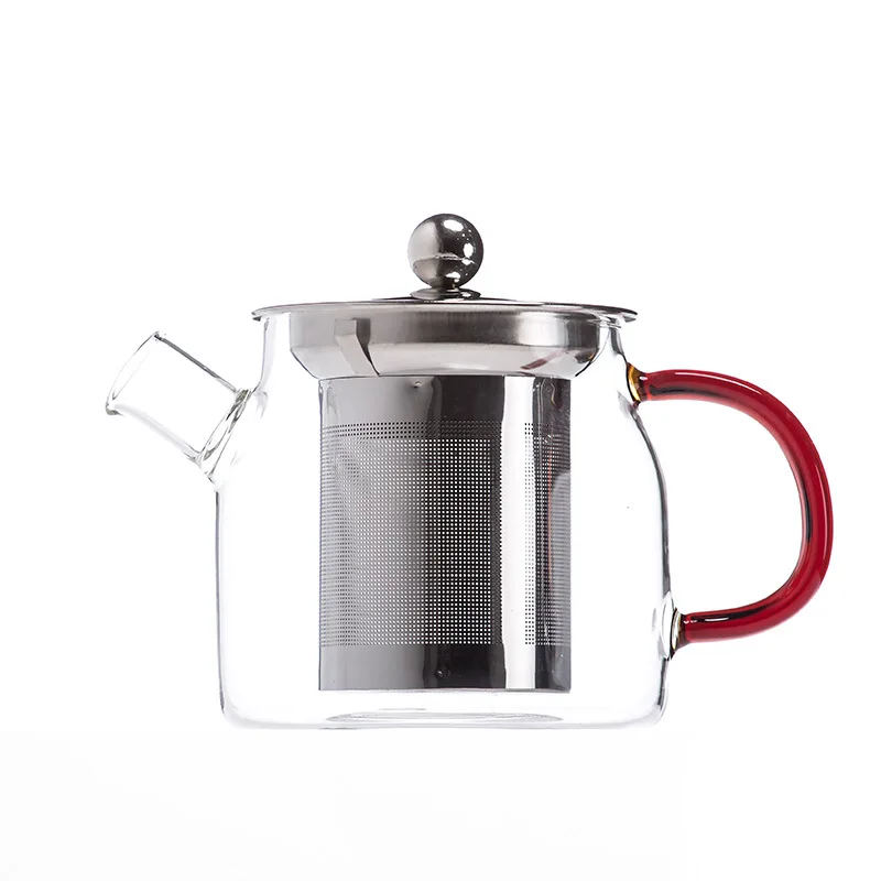 Thickened glass teapot heat-resistant flower teapot pot with stainless steel filter teapot tea set teapots are teapot filter
Thickened glass teapot heat-resistant flower teapot pot with stainless steel filter teapot tea set teapots are teapot filter