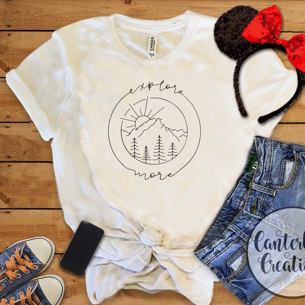 2020 New Explore More Shirt Explore Nature T-shirt Happy Camping Tee Unisex Couple Camper Tee-shirt Harajuku Shirt
2020 New Explore More Shirt Explore Nature T-shirt Happy Camping Tee Unisex Couple Camper Tee-shirt Harajuku Shirt