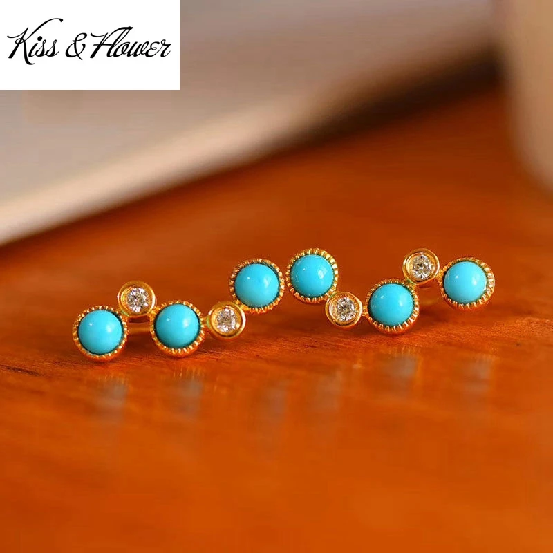 KISS&FLOWER ER308 Fine Jewelry Wholesale Fashion Woman Bride Girl Mother Birthday Wedding Gift Round Bead 24KT Gold Stud Earring
KISS&FLOWER ER308 Fine Jewelry Wholesale Fashion Woman Bride Girl Mother Birthday Wedding Gift Round Bead 24KT Gold Stud Earring