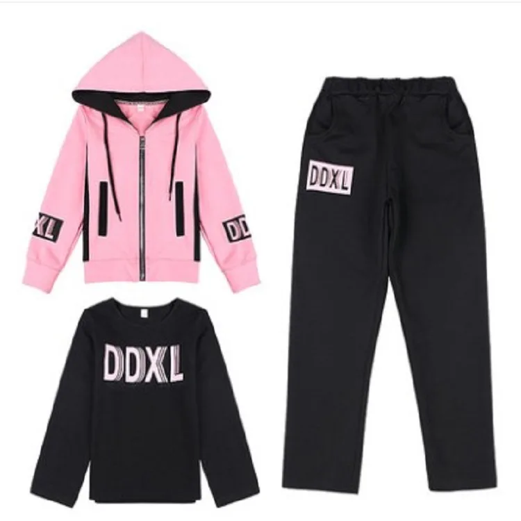 Girls Clothing Set 2020 Autumn Children Hooded Sports Suit School Girl Long-sleeved Clothes 3pcs/Sets 4-14 years kids Tracksuits
Girls Clothing Set 2020 Autumn Children Hooded Sports Suit School Girl Long-sleeved Clothes 3pcs/Sets 4-14 years kids Tracksuits