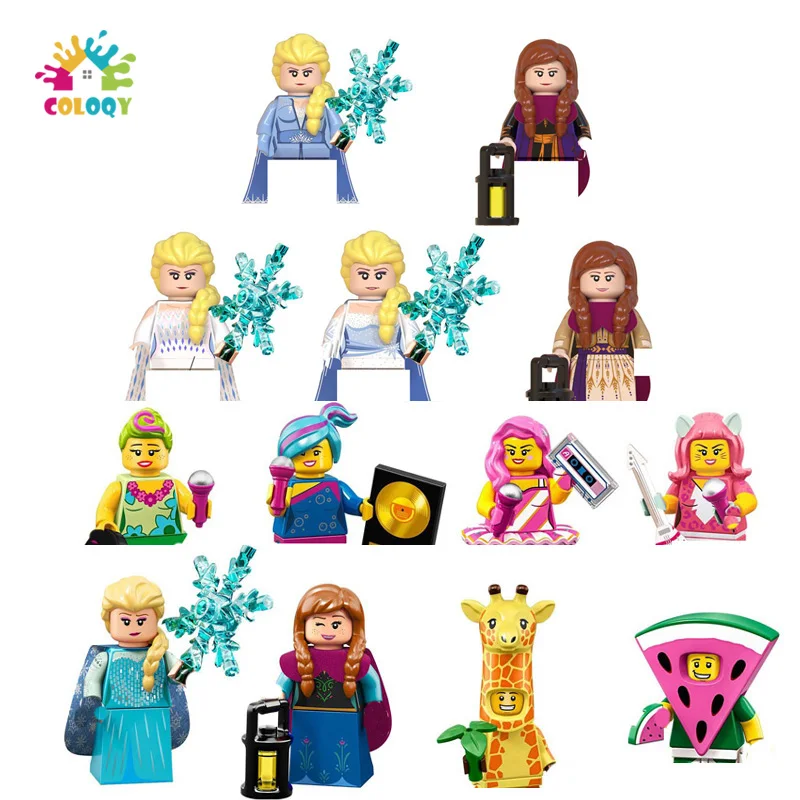 Disney Blocks Frozen Elsa Anna Mini Action Figures Building Blocks Mickey Minnie Bricks Kids Toys For Girls Christmas Gifts
Disney Blocks Frozen Elsa Anna Mini Action Figures Building Blocks Mickey Minnie Bricks Kids Toys For Girls Christmas Gifts