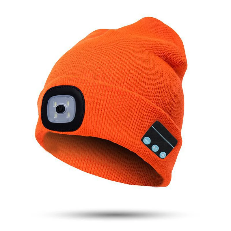 Bluetooth Beanie Hat with LED Headlight Lighted Beanie Cap Rechargeable with Wireless Bluetooth Winter Warm Knit Hat NYZ
Bluetooth Beanie Hat with LED Headlight Lighted Beanie Cap Rechargeable with Wireless Bluetooth Winter Warm Knit Hat NYZ