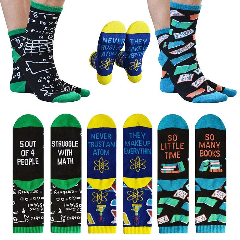 All cotton socks casual Men Women English letter socks space mathematical physics formula sports socks hip-hop socks BL622357
All cotton socks casual Men Women English letter socks space mathematical physics formula sports socks hip-hop socks BL622357