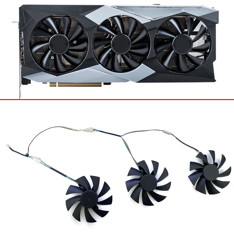 Охлаждающий вентилятор DIY 85 мм 4PIN для DATALAND RX 6800 XT 16G X God Radeon RX 6800 XT, сменный вентилятор графической карты GA92S2U 
Охлаждающий вентилятор DIY 85 мм 4PIN для DATALAND RX 6800 XT 16G X God Radeon RX 6800 XT, сменный вентилятор графической карты GA92S2U