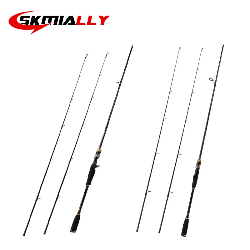SKMIALLY Lure Fishing Rod 2.1m 2.4m Carbon Spinning Baitcasting FUJI Guide Travel Lure Rod 3-80g M/MH
SKMIALLY Lure Fishing Rod 2.1m 2.4m Carbon Spinning Baitcasting FUJI Guide Travel Lure Rod 3-80g M/MH
