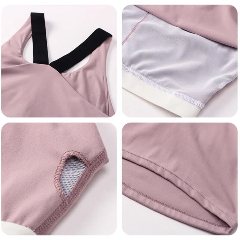 Fitness Crop Top Women Tight Elasticity Soft Nylon Sports Bras V Strappy Back Running Tank Gym Top With Removable Pads
Fitness Crop Top Women Tight Elasticity Soft Nylon Sports Bras V Strappy Back Running Tank Gym Top With Removable Pads