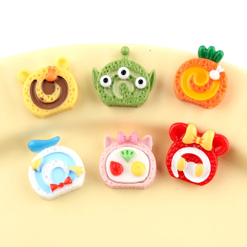 Resin Cartoon Cake Flatback Kawaii Cabochons Scrapbooking DIY Jewelry Crafts Making DollHouse Decoration Accessories
Resin Cartoon Cake Flatback Kawaii Cabochons Scrapbooking DIY Jewelry Crafts Making DollHouse Decoration Accessories
