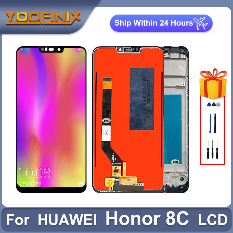 6,26 "оригинальный для Huawei Honor 8C LCD сенсорный экран дигитайзер Запасные части для Honor 8C Дисплей LCD BKK-LX2 LX1 L21 AL10
6,26 "оригинальный для Huawei Honor 8C LCD сенсорный экран дигитайзер Запасные части для Honor 8C Дисплей LCD BKK-LX2 LX1 L21 AL10