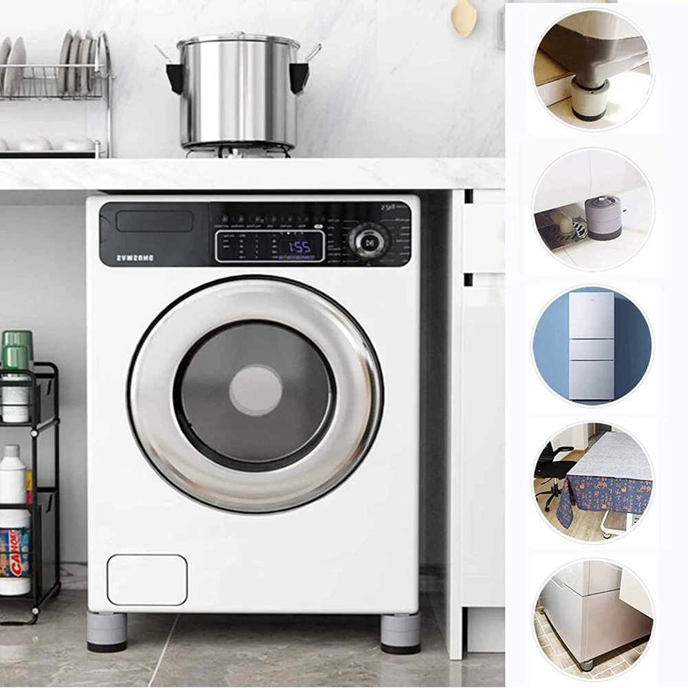 Anti Vibration Feet Pads Washing Machine Feet Anti-slip Mats Refrigerator Anti-vibration pad Kitchen Bathroom Non-Slip Pad Mat
Anti Vibration Feet Pads Washing Machine Feet Anti-slip Mats Refrigerator Anti-vibration pad Kitchen Bathroom Non-Slip Pad Mat