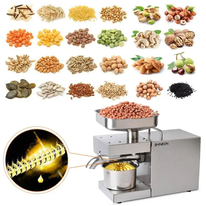 1500W Automatic oil press machine 220/110V Home/Commercial oil extractor temperature control peanut coconut Oil Press Machine
1500W Automatic oil press machine 220/110V Home/Commercial oil extractor temperature control peanut coconut Oil Press Machine