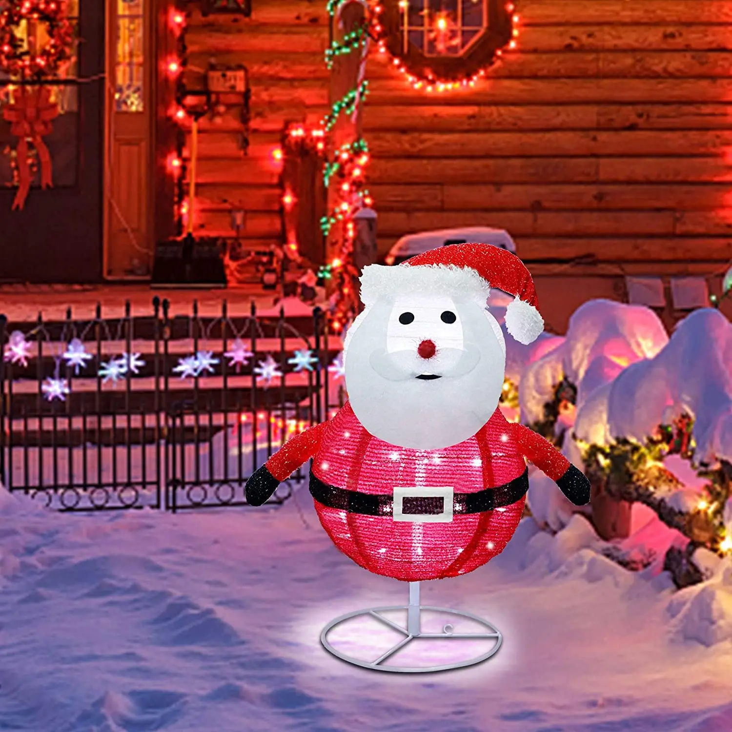 1.8ft Outdoor Inflatable Christmas Snowman Decorations With Rotating Led Lights Greeting Snowman For Christmas Yard Decor
1.8ft Outdoor Inflatable Christmas Snowman Decorations With Rotating Led Lights Greeting Snowman For Christmas Yard Decor