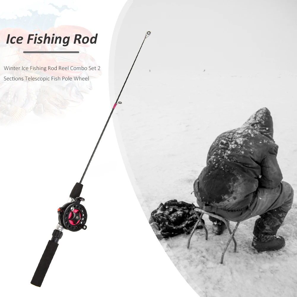 Ice Winter Fishing Rod with Reel Combo Set Outdoor Sport Mini Feeder 2 Sections Telescopic Fishing Pole Wheel Tackle Kit
Ice Winter Fishing Rod with Reel Combo Set Outdoor Sport Mini Feeder 2 Sections Telescopic Fishing Pole Wheel Tackle Kit
