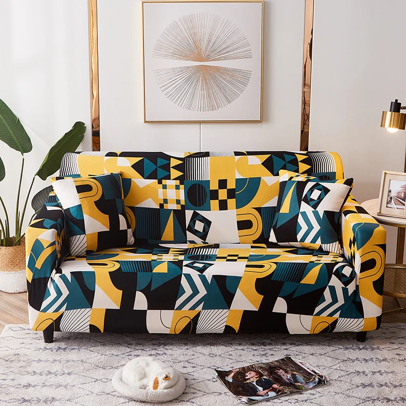 Colorful Geometry Stretch Sofa Slipcovers Cover Elastic Corner Couch Covers For Living Room Slipcover Home Decor 1/2/3/4 Seater
Colorful Geometry Stretch Sofa Slipcovers Cover Elastic Corner Couch Covers For Living Room Slipcover Home Decor 1/2/3/4 Seater