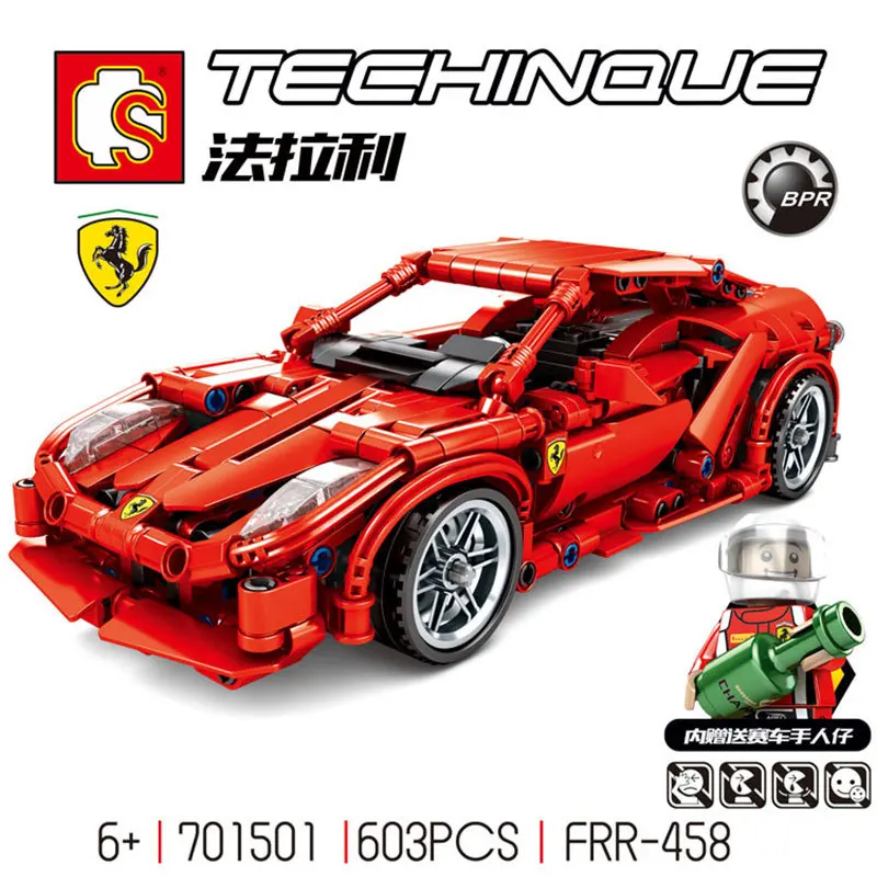 SEMBO Blocks Famous Vehicle Model Super Race Car Building Bricks Technic Educational Toy Boy Gifts Kids Toys for Boy 701501
SEMBO Blocks Famous Vehicle Model Super Race Car Building Bricks Technic Educational Toy Boy Gifts Kids Toys for Boy 701501