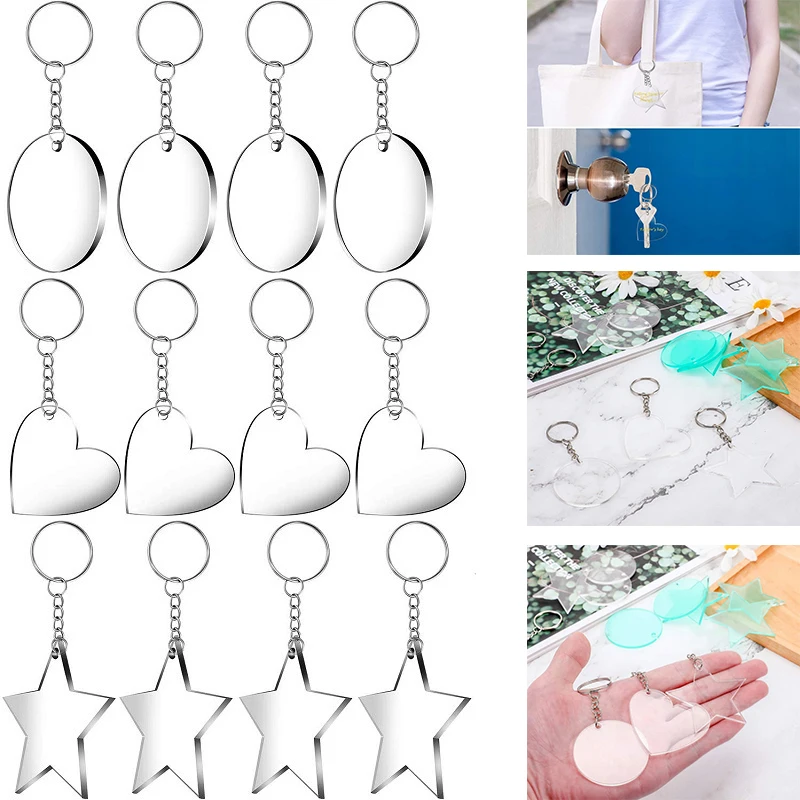 1 Set Acrylic Clear Circle Star Heart Blanks Keychain Set Acrylic Circle Keyring Jump Rings for Jewelry DIY Keychain Accessories
1 Set Acrylic Clear Circle Star Heart Blanks Keychain Set Acrylic Circle Keyring Jump Rings for Jewelry DIY Keychain Accessories