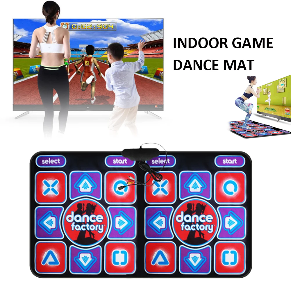 Double Dance Mat Non-Slip Multi-Function Dancing Blanket Pad with Games Music MV Double User Yoga Fitness Floor Mat Xmas Gifts
Double Dance Mat Non-Slip Multi-Function Dancing Blanket Pad with Games Music MV Double User Yoga Fitness Floor Mat Xmas Gifts