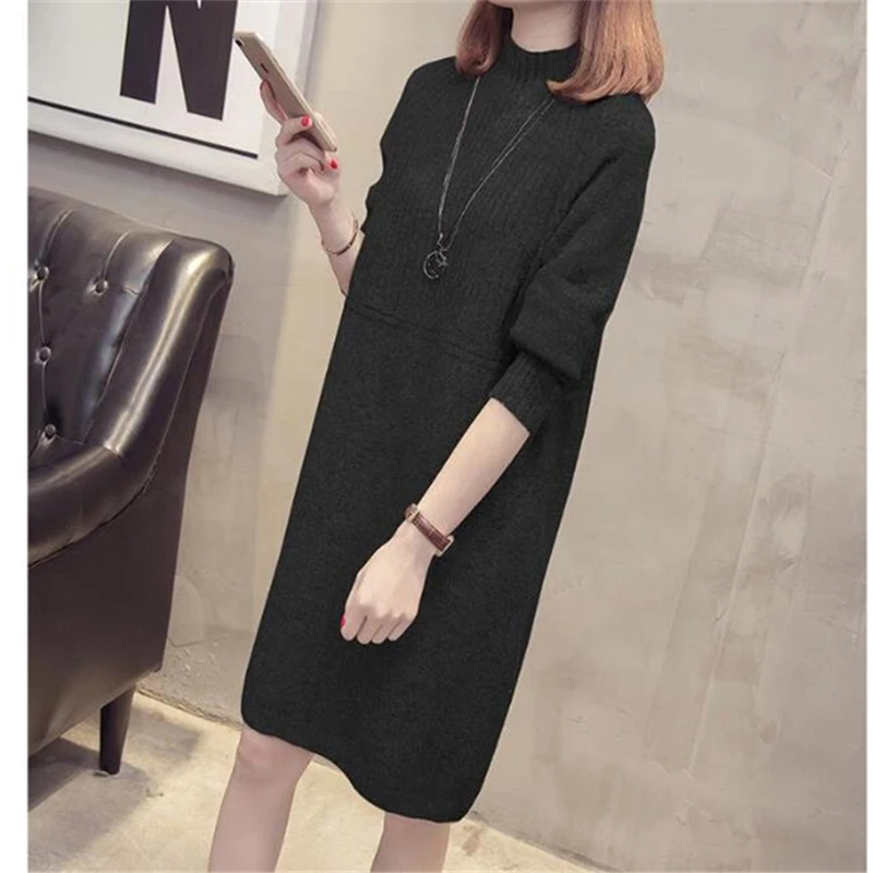 2021 Autumn Winter Fashion New Style Loose Mid-Length Half-High Collar Long-Sleeved Thick Knit Base Sweater Trendy H074
2021 Autumn Winter Fashion New Style Loose Mid-Length Half-High Collar Long-Sleeved Thick Knit Base Sweater Trendy H074