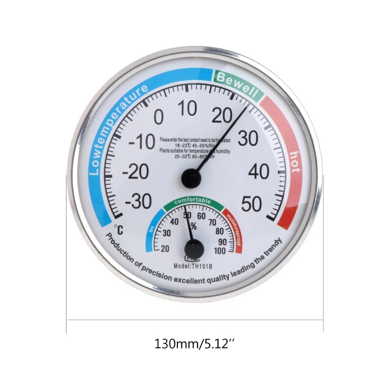 Household Analog Thermometer Hygrometer Temperature Humidity Monitor Meter Gauge 896B
Household Analog Thermometer Hygrometer Temperature Humidity Monitor Meter Gauge 896B