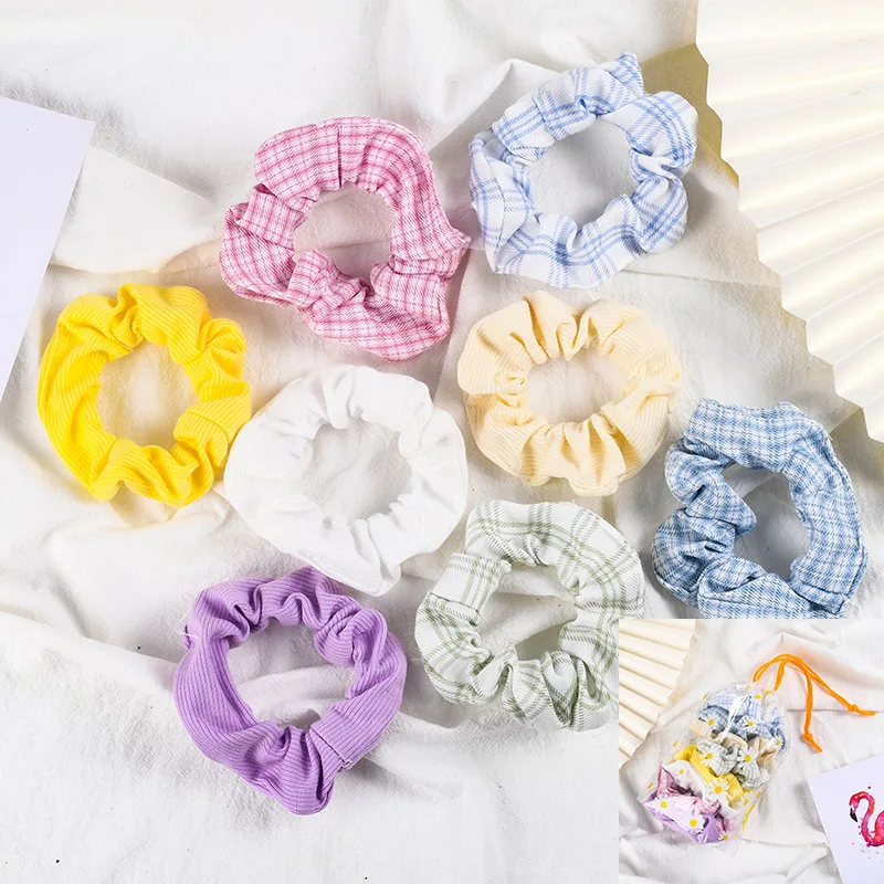 8Pcs Fashion Korea Satin Elastic Hair Bands Scrunch Ponytail Holder Colorful Scrunchy Hair Ties Women Girls Headwear Ponytail
8Pcs Fashion Korea Satin Elastic Hair Bands Scrunch Ponytail Holder Colorful Scrunchy Hair Ties Women Girls Headwear Ponytail