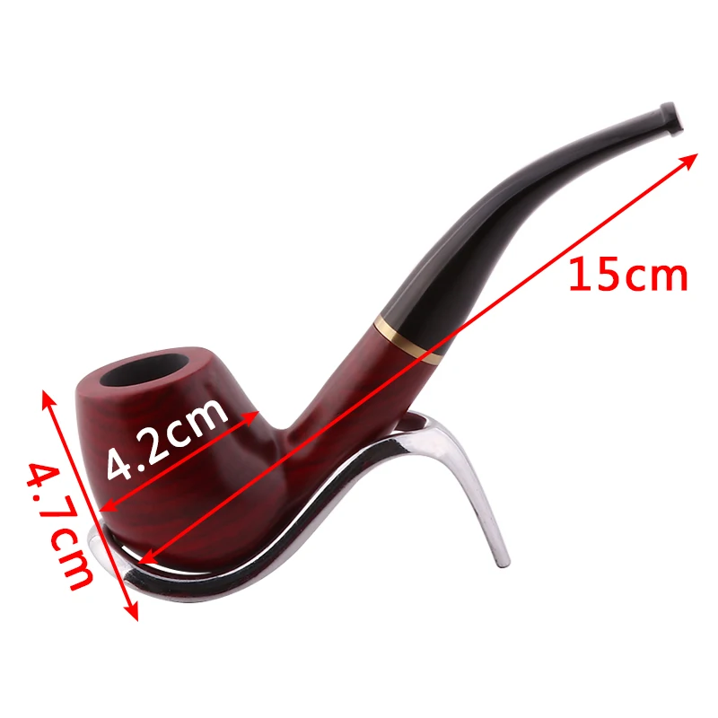 Sandalwood Smoking Tobacco Pipe Handmade Red Wood Grain Tobacco Smoke Pipes Bent Resin Mouthpieces For Smoking Accessories
Sandalwood Smoking Tobacco Pipe Handmade Red Wood Grain Tobacco Smoke Pipes Bent Resin Mouthpieces For Smoking Accessories