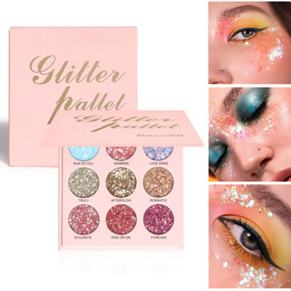 Cmaadu 9 Color Diamond Glitter Eyeshadow Palette Matte Pigment Powder Eye Shadow Palette Long Lasting Cosmetic Makeup Gift
Cmaadu 9 Color Diamond Glitter Eyeshadow Palette Matte Pigment Powder Eye Shadow Palette Long Lasting Cosmetic Makeup Gift