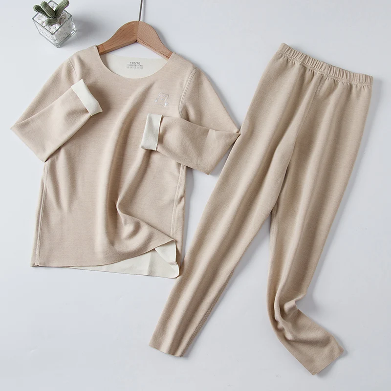 Children Long Johns for Boys Girls Winter Keep Warm Cotton Kids Pajamas Sets 2pcs Under Shirt + Long Pants House Wear 100-175cm
Children Long Johns for Boys Girls Winter Keep Warm Cotton Kids Pajamas Sets 2pcs Under Shirt + Long Pants House Wear 100-175cm