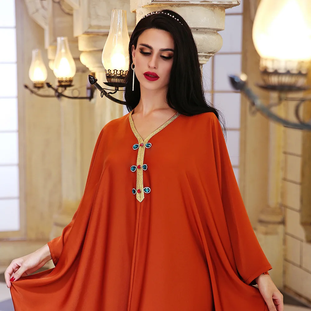 Abaya Dubai Turkey Hijab Muslim Satin Dress Islam Clothing Maxi Dresses Abayas For Women Robe Femme Musulman De Mode Vestidos
Abaya Dubai Turkey Hijab Muslim Satin Dress Islam Clothing Maxi Dresses Abayas For Women Robe Femme Musulman De Mode Vestidos