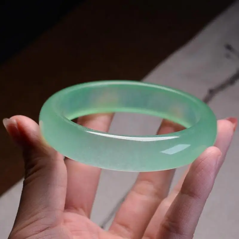 Natural Genuine Ice Jade Bracelet Certified Jade Bangles Hand-carved Jewelry Lucky Amulet Gifts For Women And Men 
Natural Genuine Ice Jade Bracelet Certified Jade Bangles Hand-carved Jewelry Lucky Amulet Gifts For Women And Men