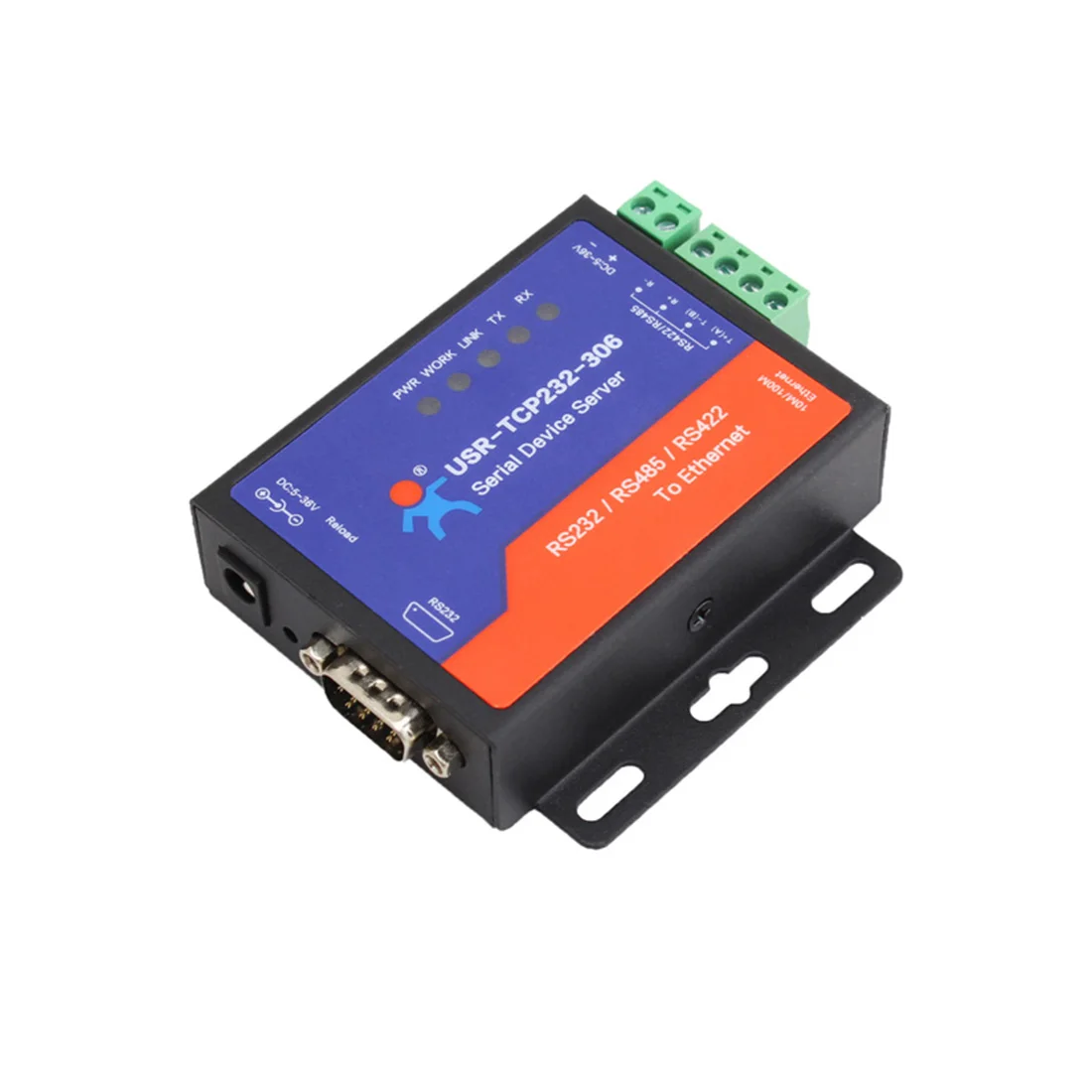 Преобразователь последовательного порта в Ethernet RS422 / RS232 / RS485 по низкой цене USR-TCP232-306, Поддержка порта Ethernet, веб-страница TCP DNS DHCP
Преобразователь последовательного порта в Ethernet RS422 / RS232 / RS485 по низкой цене USR-TCP232-306, Поддержка порта Ethernet, веб-страница TCP DNS DHCP
