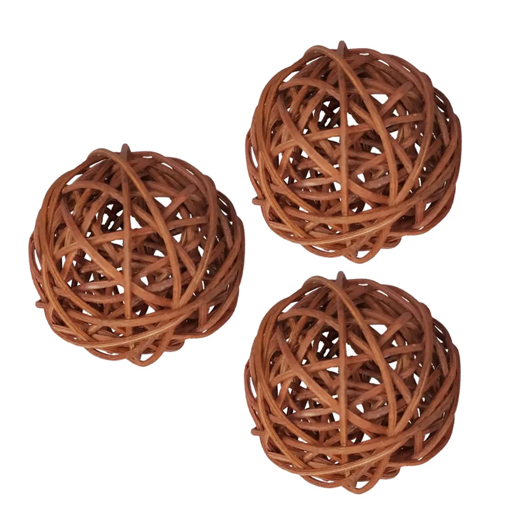 Blesiya 3Pack 8CM Rattan Wicker Ball Ornaments Wedding Table Garden Hanging
Blesiya 3Pack 8CM Rattan Wicker Ball Ornaments Wedding Table Garden Hanging