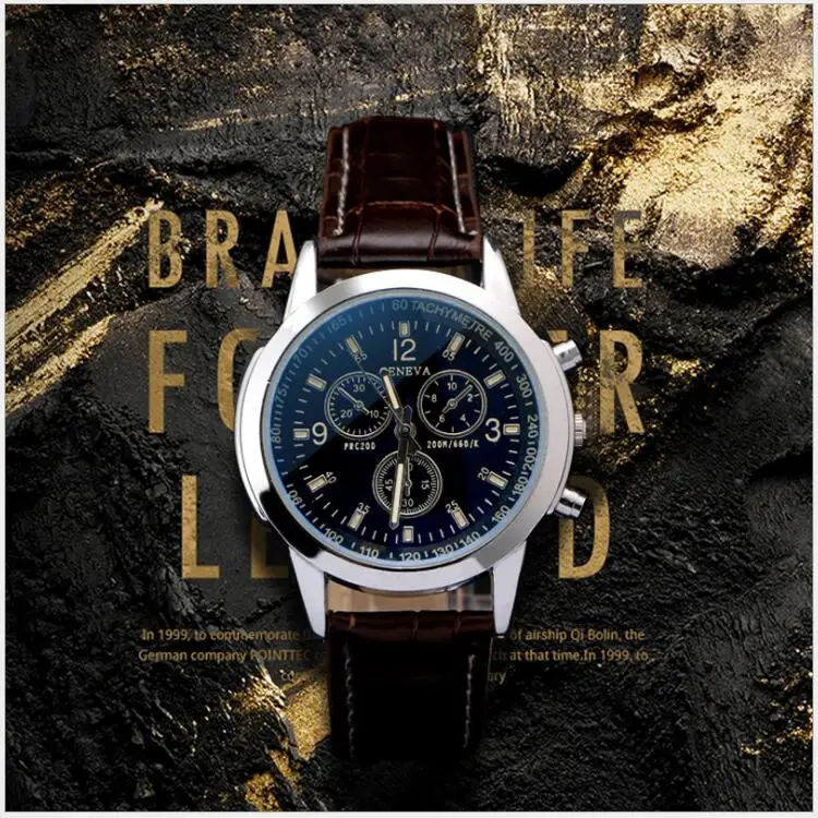 Fashion Men leather Belt Analog Sport Quartz Wrist Watch men watches top brand luxury Masculino Reloj watch men relogio masculin
Fashion Men leather Belt Analog Sport Quartz Wrist Watch men watches top brand luxury Masculino Reloj watch men relogio masculin