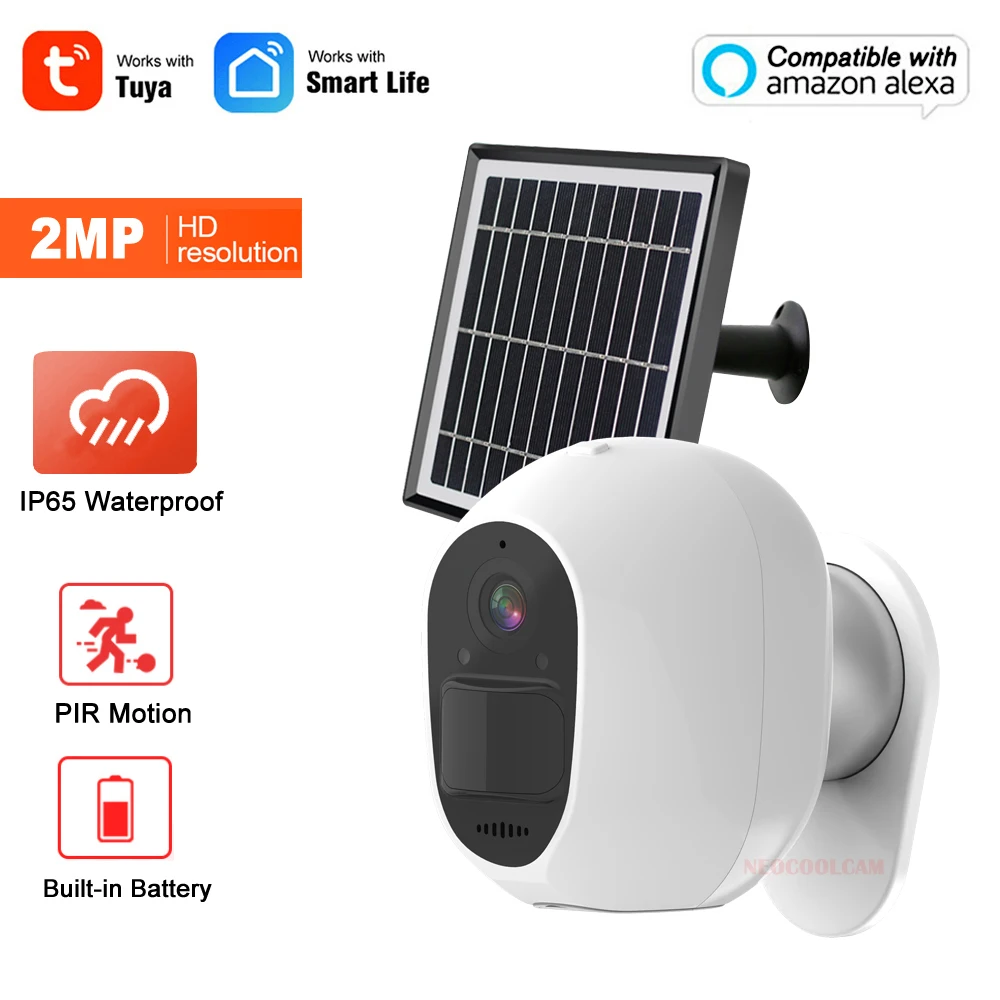 Беспроводная Солнечная Wi-Fi IP-камера Tuya Smartlife, 1080P Full HD, встроенная аккумуляторная камера, пик-сигнализация, ночное видение, уличная водонепроницаемая IP66
Беспроводная Солнечная Wi-Fi IP-камера Tuya Smartlife, 1080P Full HD, встроенная аккумуляторная камера, пик-сигнализация, ночное видение, уличная водонепроницаемая IP66