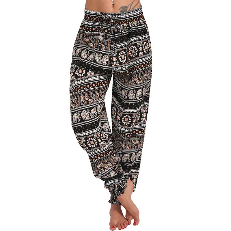 VICABO Printed Drawstring Elastic Mid Waist Women Pants Vintage Full Length Large Size Trousers Casual Ladies Harem Pants#e
VICABO Printed Drawstring Elastic Mid Waist Women Pants Vintage Full Length Large Size Trousers Casual Ladies Harem Pants#e