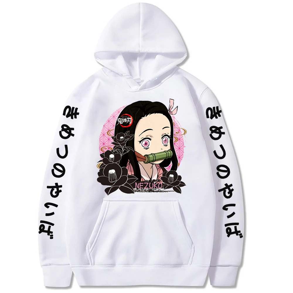 Demon Slayer Kawaii Nezuko Hoodies Women's Long Sleeve Pullover Casual O-Neck Streetwear Graphic Print Unisex Hooded Sweatshirt
Demon Slayer Kawaii Nezuko Hoodies Women's Long Sleeve Pullover Casual O-Neck Streetwear Graphic Print Unisex Hooded Sweatshirt
