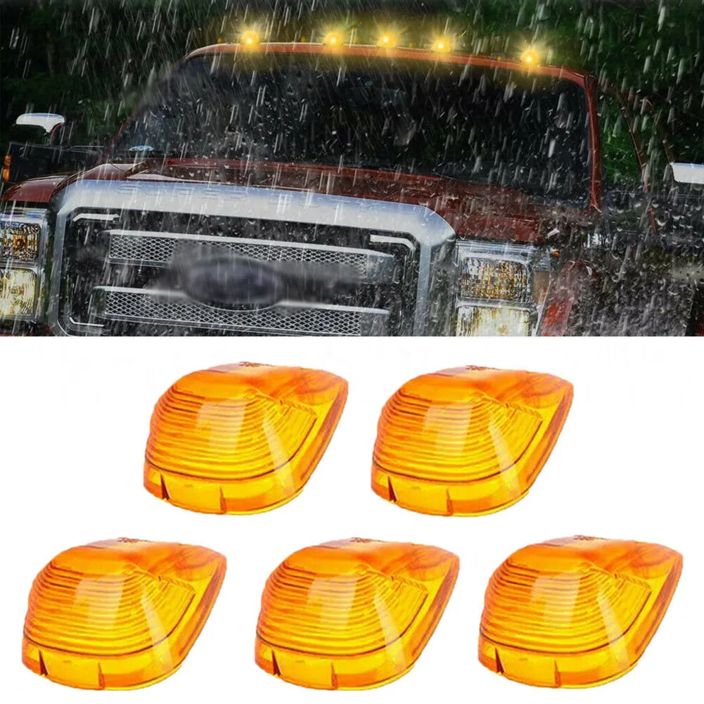 5pcs ABS Amber Light Cover Cab Roof Marker Light Assembly Lampshade For Ford F-250/F-350 1999-2016 Car Styling
5pcs ABS Amber Light Cover Cab Roof Marker Light Assembly Lampshade For Ford F-250/F-350 1999-2016 Car Styling