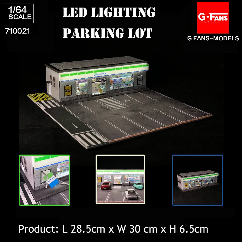 Diorama POP Toys G-FANS Shopping Family Store LED Lighting with Vehicle Parking Lot Display Model Car Collection USB Connector
Diorama POP Toys G-FANS Shopping Family Store LED Lighting with Vehicle Parking Lot Display Model Car Collection USB Connector