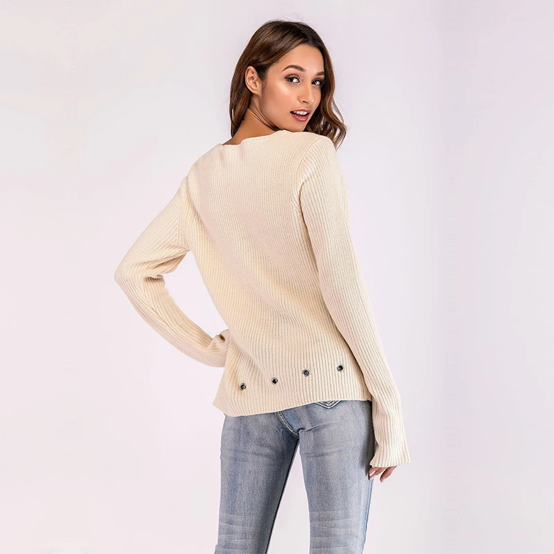 Autumn Winter V Neck Jumper Sweater Women Casual Solid Color Knitted Pullovers Sweater Tops For Women 2020 New
Autumn Winter V Neck Jumper Sweater Women Casual Solid Color Knitted Pullovers Sweater Tops For Women 2020 New