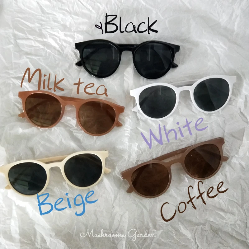 Korean Style New Decoration Retro Small Round Frame Sunglasses Trend Milk Tea Color Glasses Couple Sunglasses
Korean Style New Decoration Retro Small Round Frame Sunglasses Trend Milk Tea Color Glasses Couple Sunglasses