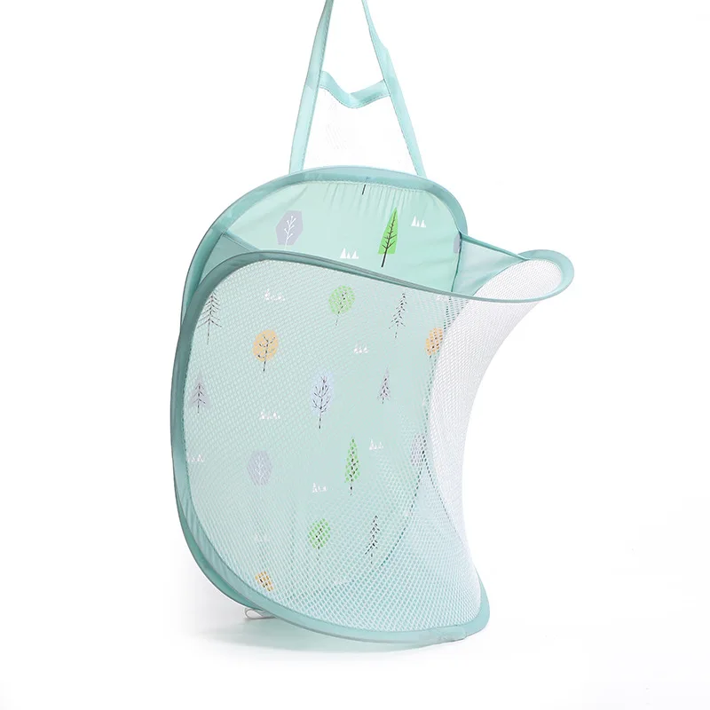 1 Pc Folding Laundry Basket Household Clothing Storage Baskets Net Polyester Dirty Washing Bags Wall Hanging Mesh Laundry Hamper
1 Pc Folding Laundry Basket Household Clothing Storage Baskets Net Polyester Dirty Washing Bags Wall Hanging Mesh Laundry Hamper